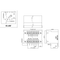 이어 나사 플러그인 PCB 더블 레이어 터미널 블록 헤더 소켓